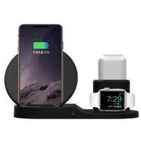 3 in 1 Wireless Charging Stand for Apple Watch Charging Station for Air/pods Fast Wireless Charger Dock