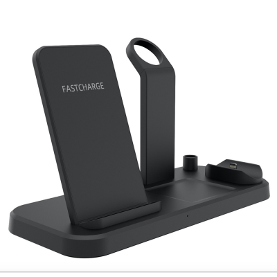 Fast Wireless Charger 3 in 1 Charging Dock Stand For iwtch Airpod iPhone Samsung