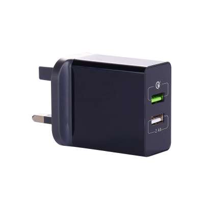 Dual 2Port USB 5V 2.4A US Plug Home Travel Fast Wall Charger Charging Adapter US